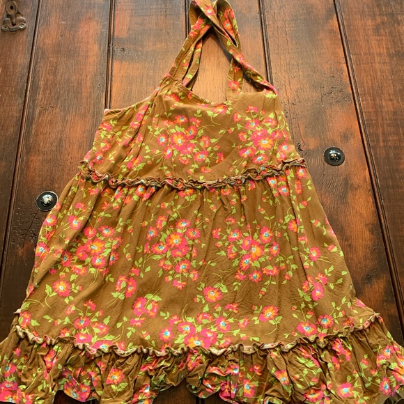 Matilda Jane racerback tank top w/ flower pattern